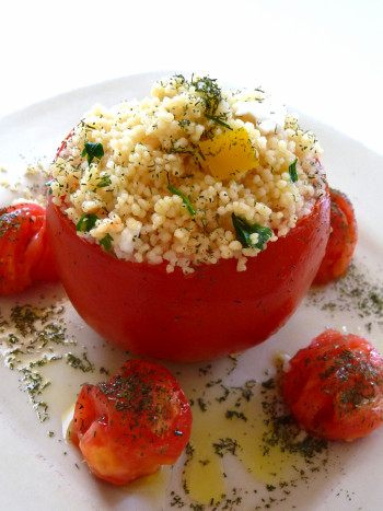 Pomodori ripieni di cous cous