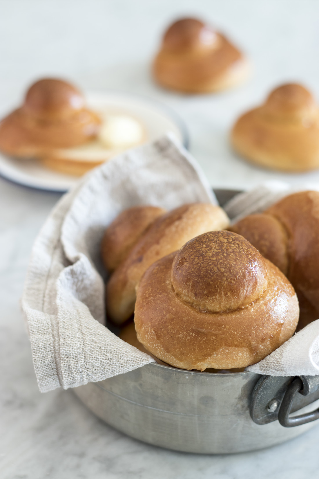 Brioche con il tuppo